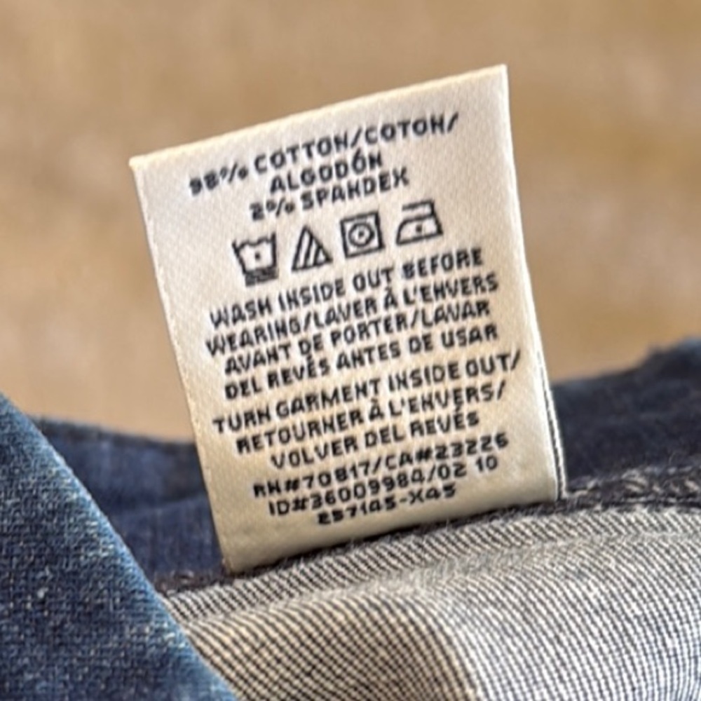 PINK VS- Stretchy Denim Pencil Mini Skirt Y2K - Picture 4 of 4